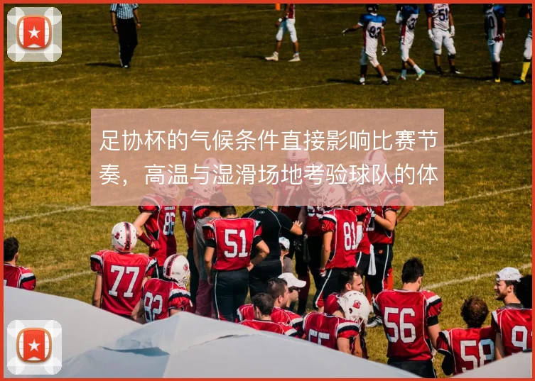 足协杯的气候条件直接影响比赛节奏，高温与湿滑场地考验球队的体能分配